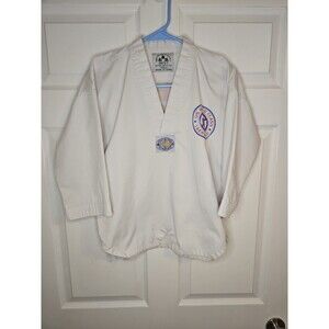 US World Class Taekwondo Gi Dobok Uniform Top Sz 150cm White Martial Arts Supply